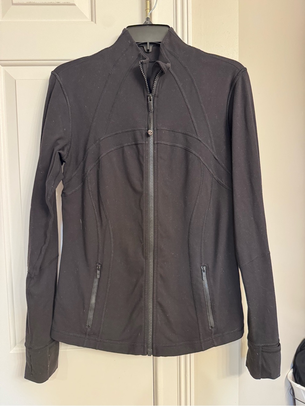 lululemon athletica Black Zip-Up Lightweight Jacket